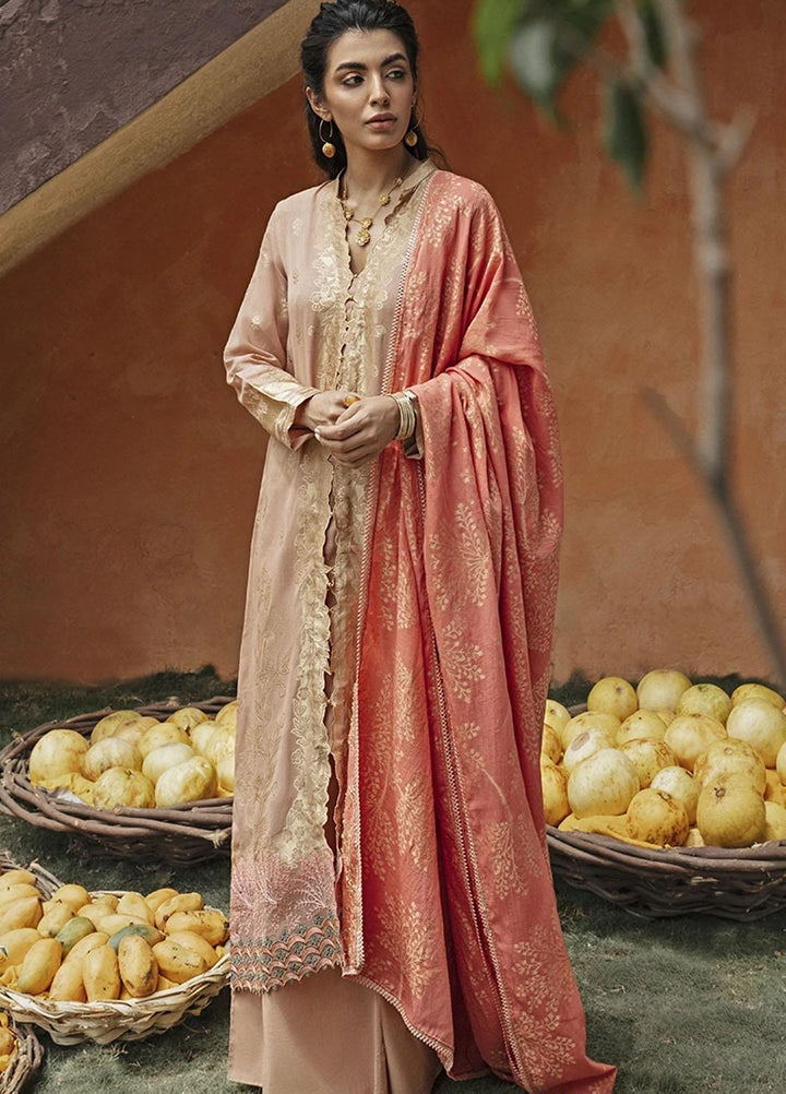 Rim Jhim by Cross Stitch Embroidered Cotton Jacquard Suits Unstitched 3 Piece CS21RJ AAB-E-ZAR-B - Luxury Collection