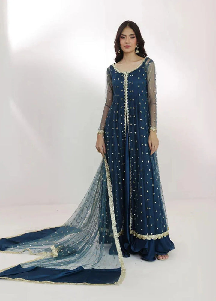 Ripret Pret Embroidered Net 3 Piece Suit Dilafroze