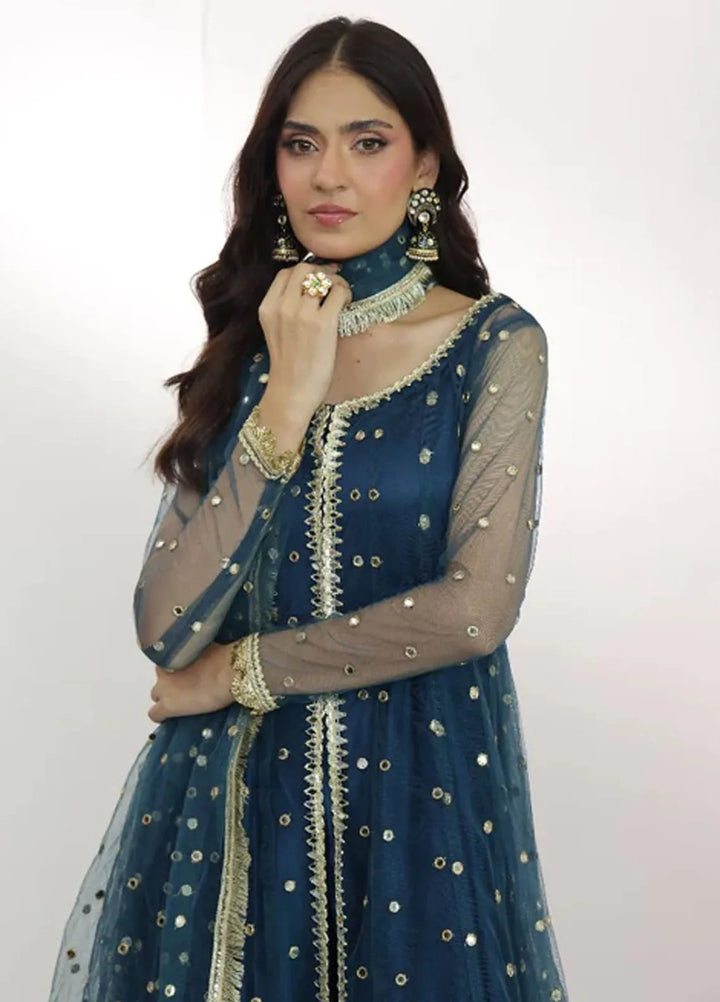 Ripret Pret Embroidered Net 3 Piece Suit Dilafroze