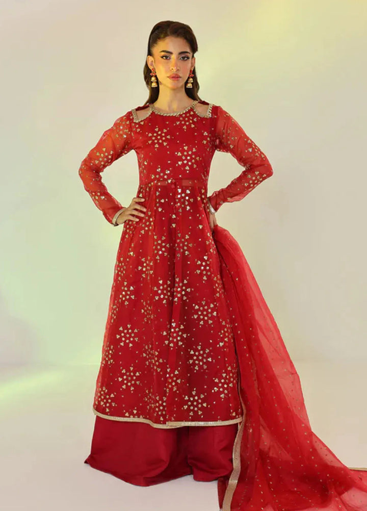 Ripret Pret Embroidered Organza 3 Piece Suit Rosabelle