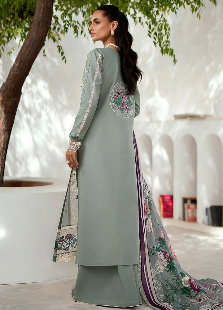 Riwaayat By Bin Ilyas Embroidered Lawn Suit Unstitched 3 Piece BI24R 307 A - Summer Collection