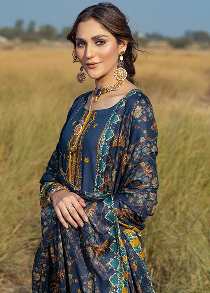 Riwaj By Banafsheh Embroidered Karandi Suits Unstitched 3 Piece BF22R BNK-03 - Winter Collection