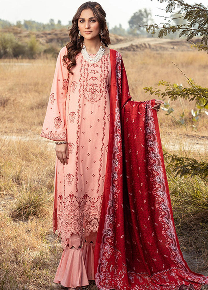Riwaj By Banafsheh Embroidered Karandi Suits Unstitched 3 Piece BF22R BNK-07 - Winter Collection