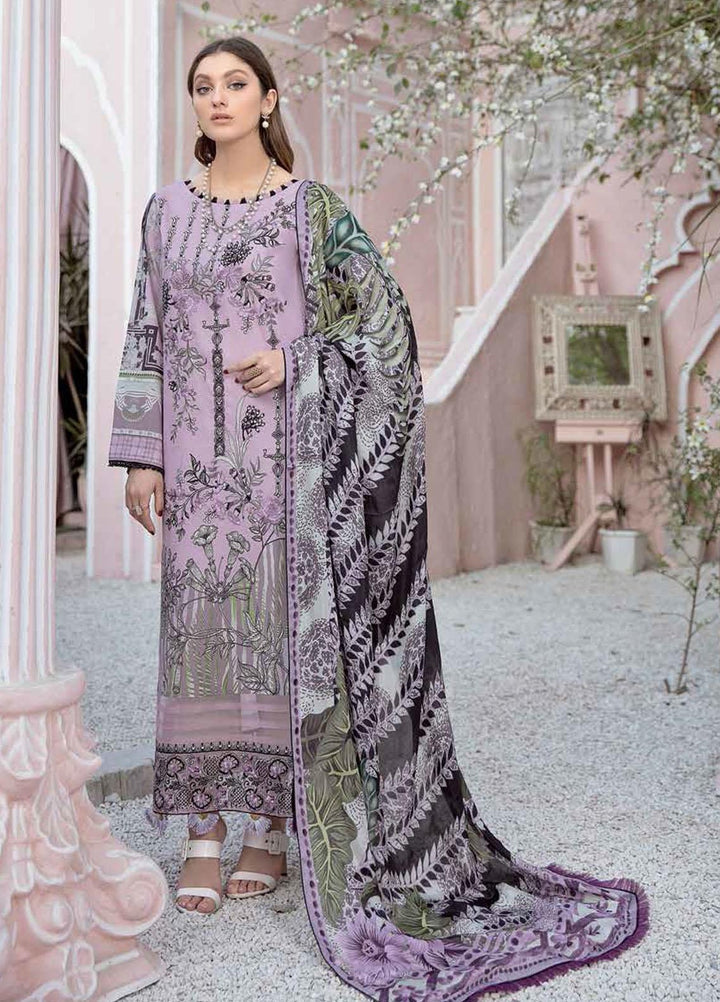 Riwayat by Ramsha Embroidered Lawn Suits Unstitched 3 Piece RSH21R 103 - Luxury Collection