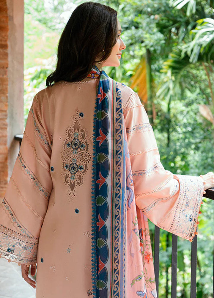 Roheenaz Embroidered Lawn Suits Unstitched 3 Piece D-01 B Islene - Summer Collection