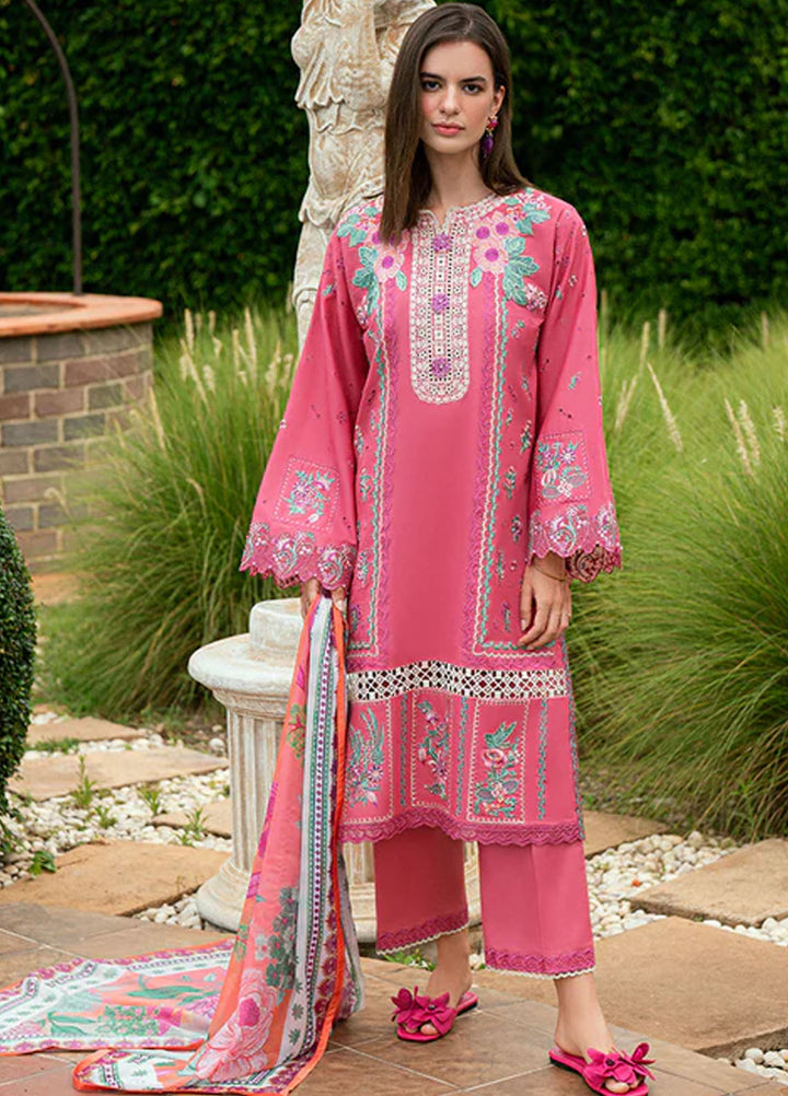 Roheenaz Embroidered Lawn Suits Unstitched 3 Piece D-04 B Miralyn - Summer Collection