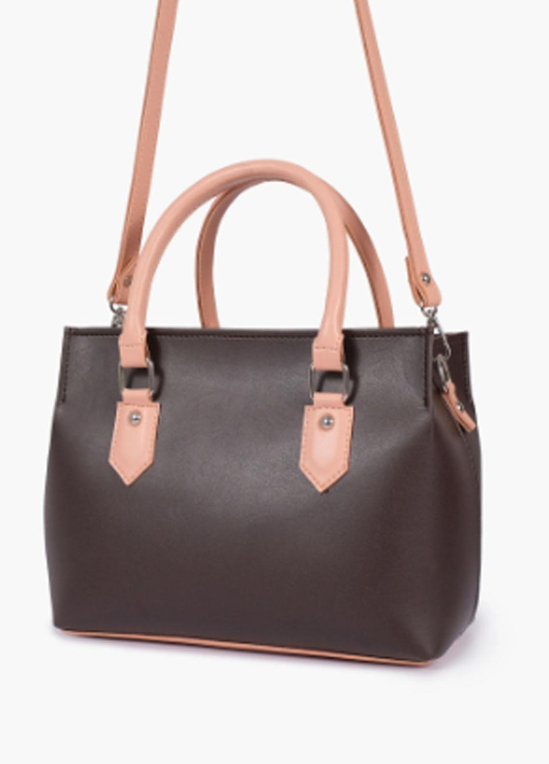 RTW Creation Hand Bag Ssb-08 Dark Brown Small Satchel Bag - Women Hand Bags