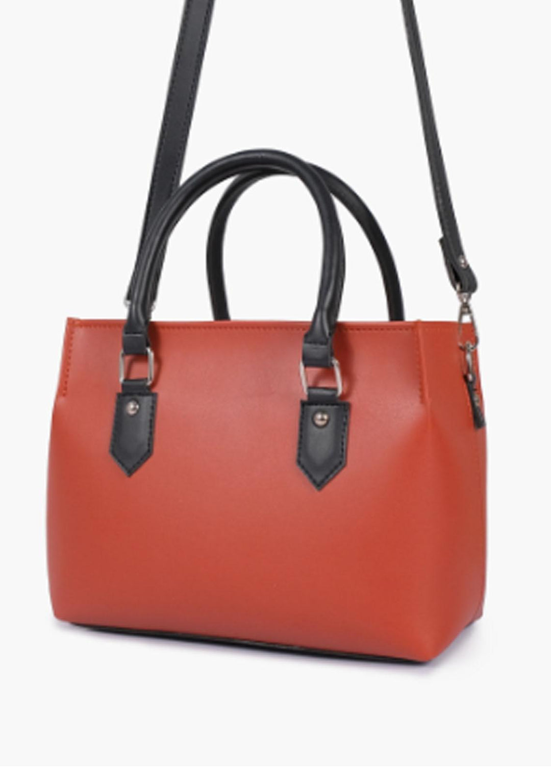 RTW Creation Hand Bag Ssb-07 Rust Small Satchel Bag - Women Hand Bags