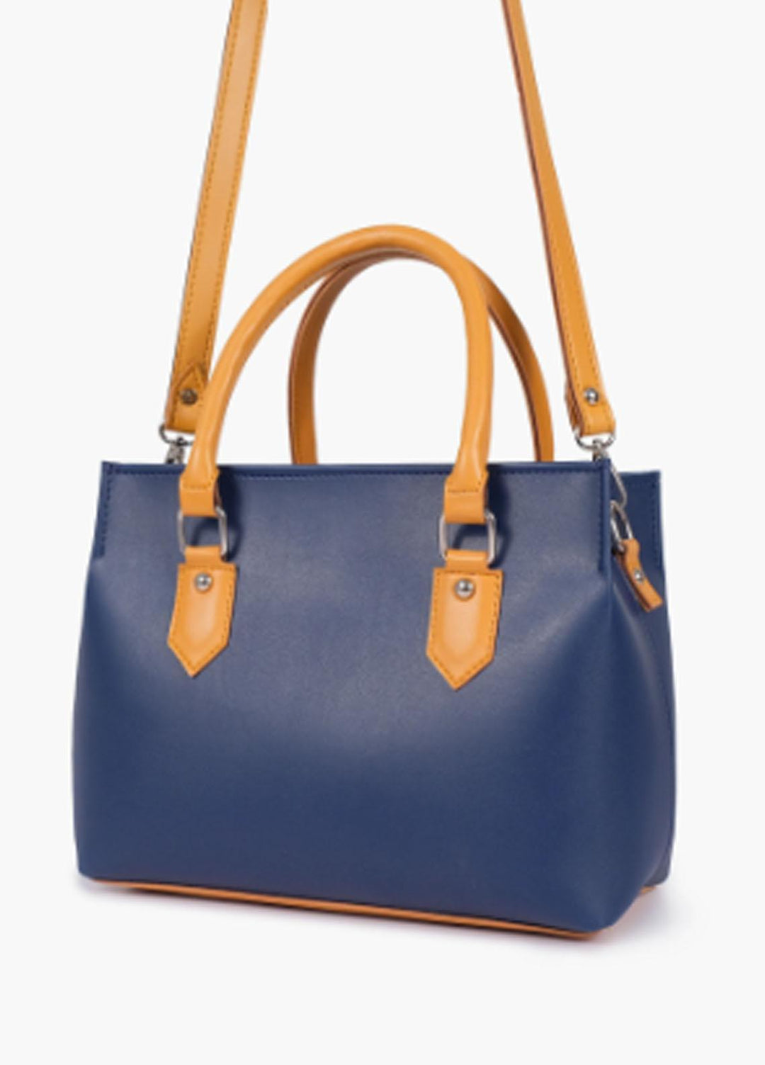 RTW Creation Hand Bag Ssb-06 Blue Small Satchel Bag - Women Hand Bags