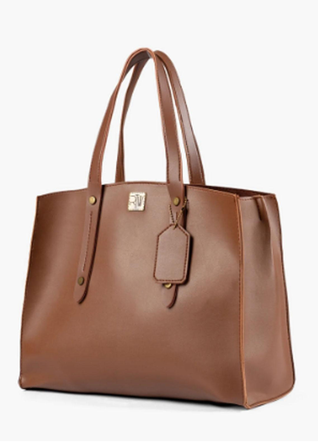 RTW Creation Hand Bag Dchc-06 Brown Multi Compartment Satchel Bag - Women Hand Bags