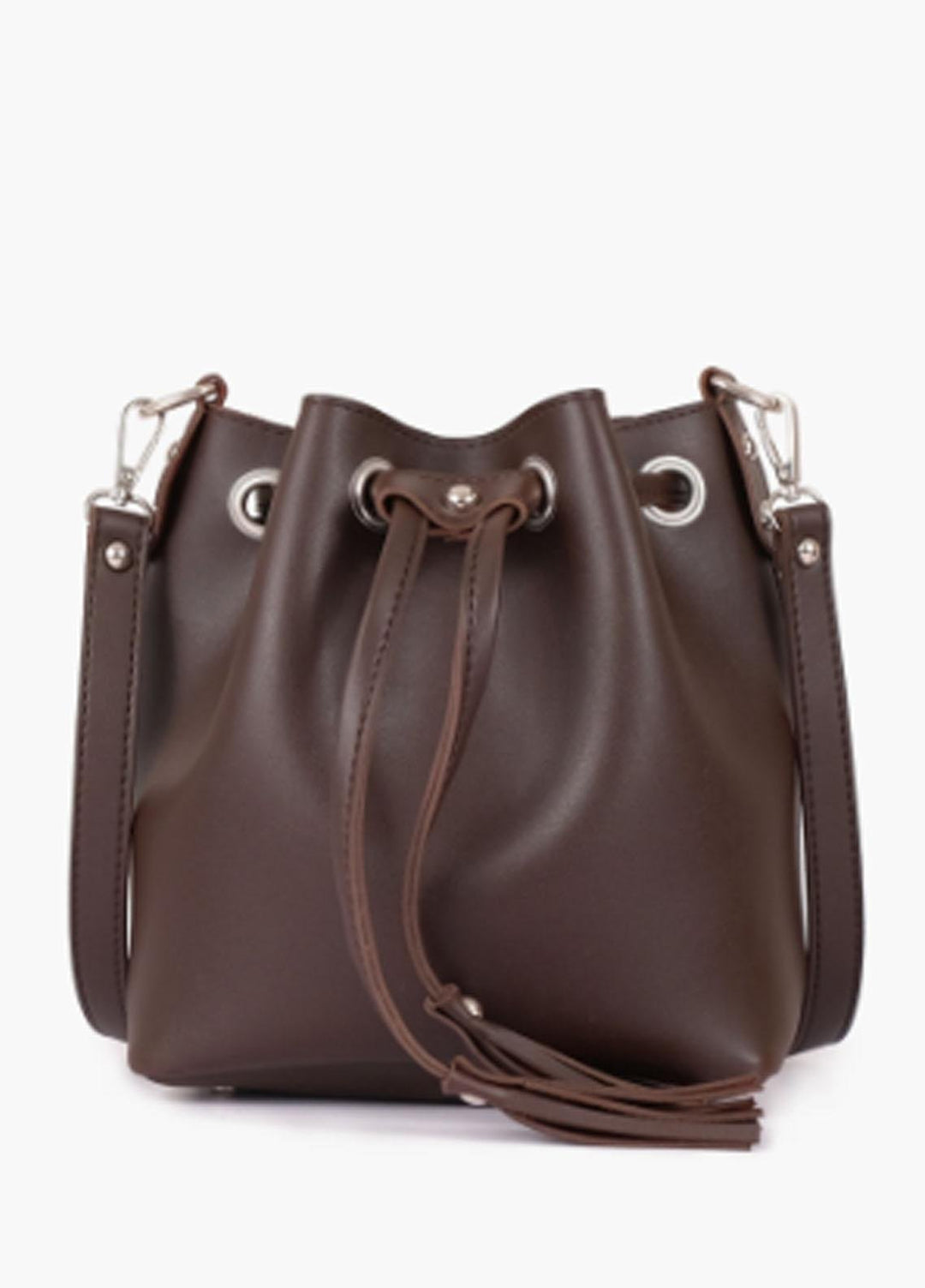 RTW Creation Shoulder Bag Dbb-14 Dark Brown Bucket Bag - Women Shoulder Bags