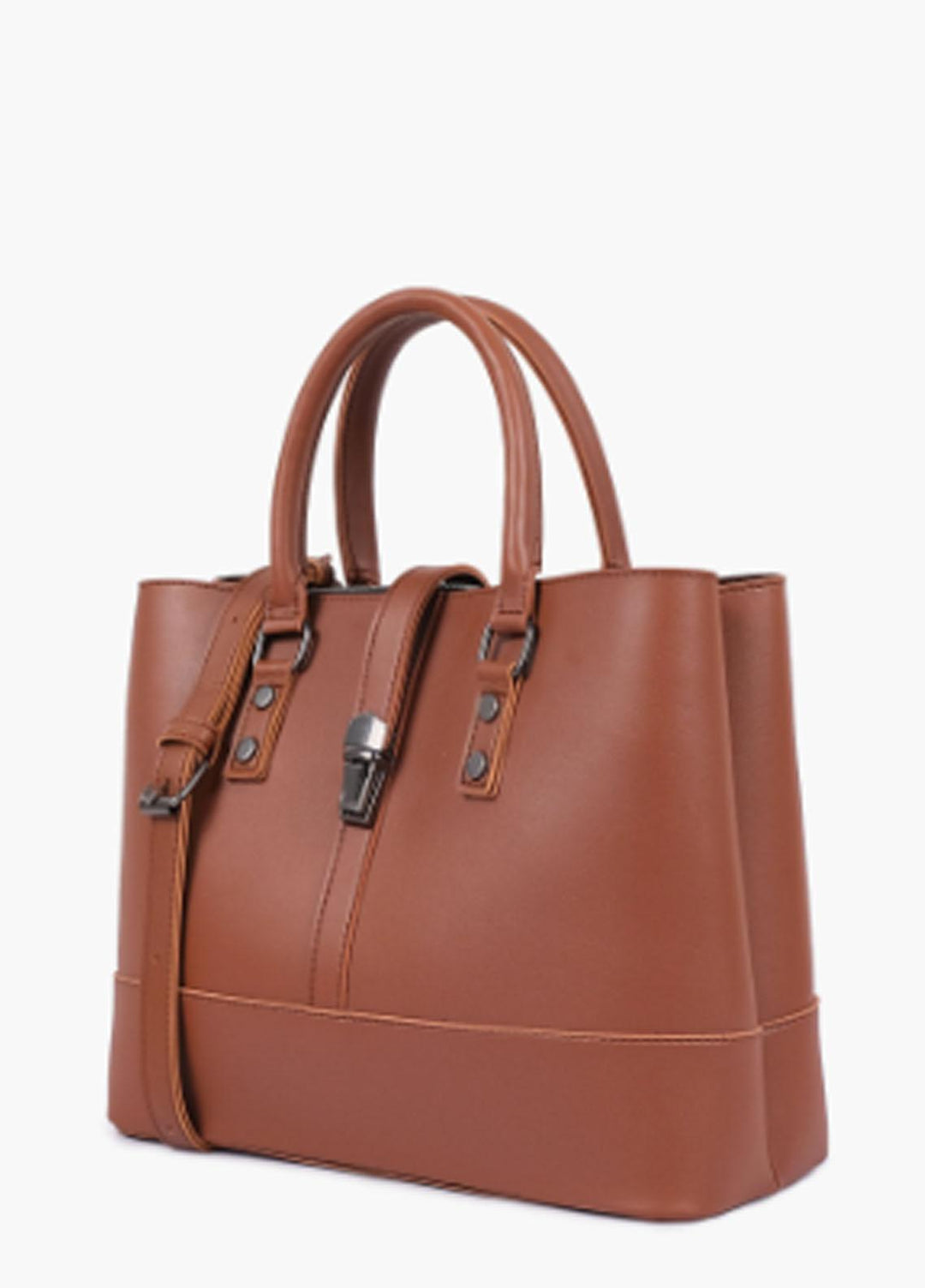 RTW Creation Shoulder Bag Mcs-06 Brown Multi-Compartment Shoulder Bag - Women Shoulder Bags