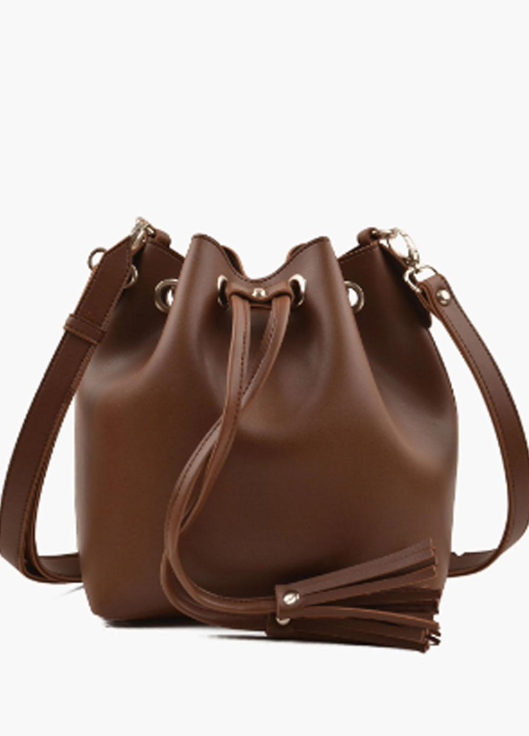 RTW Creation Shoulder Bag Dbb-03 Horse Brown Bucket Bag - Women Shoulder Bags