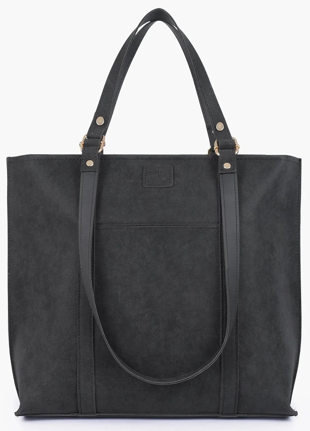 RTW Creation Suede Double Handle Tote Bag STBH-01