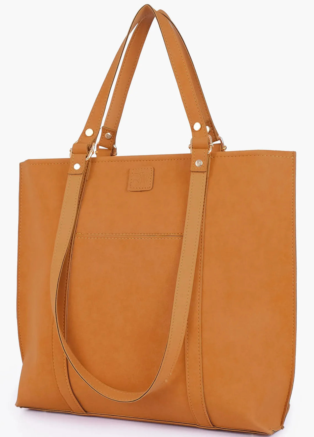 RTW Creation Suede Double Handle Tote Bag STBH-02