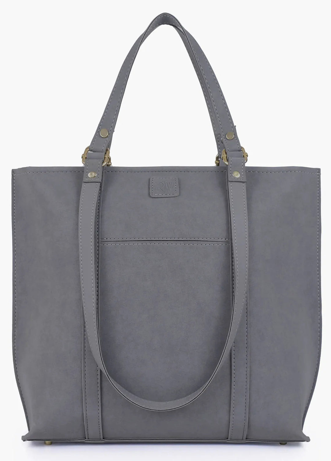 RTW Creation Suede Double Handle Tote Bag STBH-04