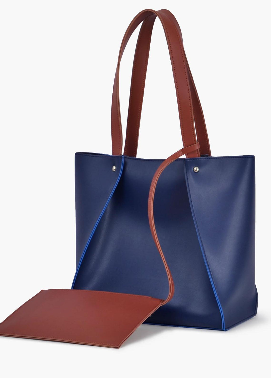 RTW Creation    Tote Bag Stb-08 Blue Shopping Tote Bag - Women Totes Bags