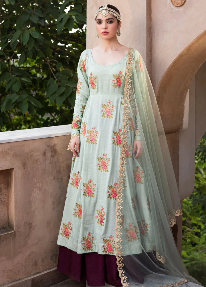 Ruhani by Muraad Embroidered Raw Silk Suit Unstitched 3 Piece MU24R Noorani - Formal Collection