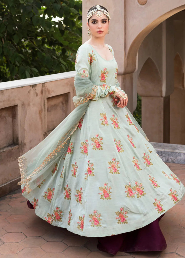 Ruhani by Muraad Embroidered Raw Silk Suit Unstitched 3 Piece MU24R Noorani - Formal Collection