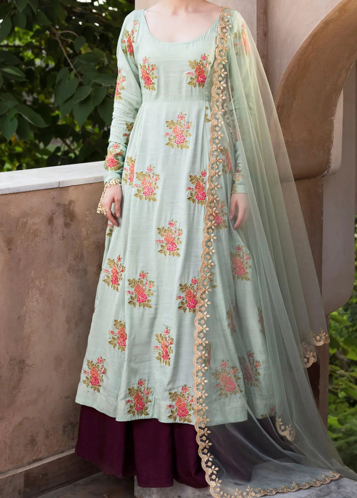 Ruhani by Muraad Embroidered Raw Silk Suit Unstitched 3 Piece MU24R Noorani - Formal Collection