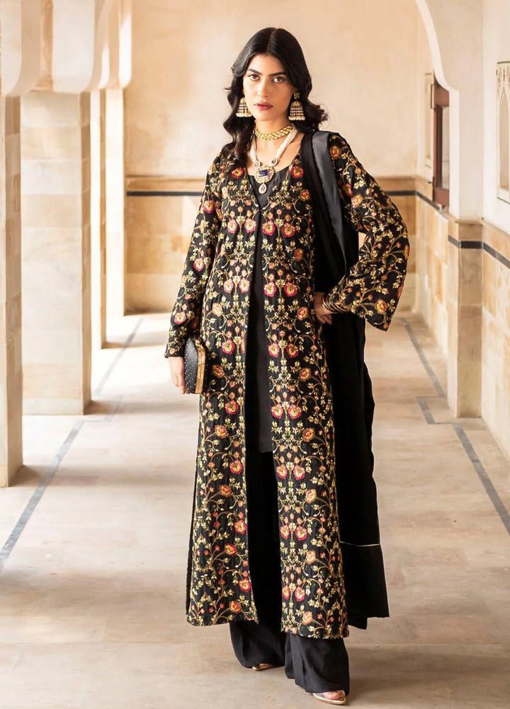 Ruhani by Muraad Embroidered Raw Silk Suit Unstitched 3 Piece MU24R Rameen - Formal Collection