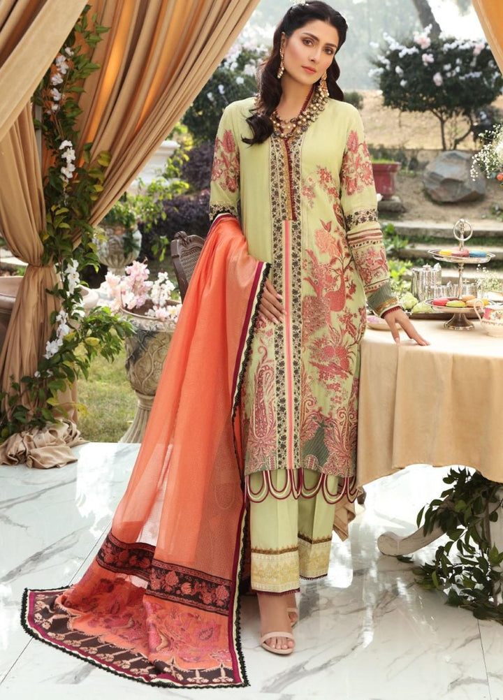 Sable Vogue By Ittehad Textiles Embroidered Jacquard Suits Unstitched 3 Piece ITD21SV 04-KAYAL - Luxury Collection