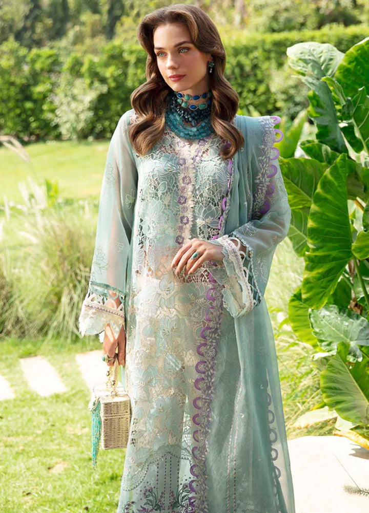 Sable Vogue Embroidered Lawn Suit Unstitched 3 Piece SV24LL SL-02-24 Afroz - Luxury Summer Collection