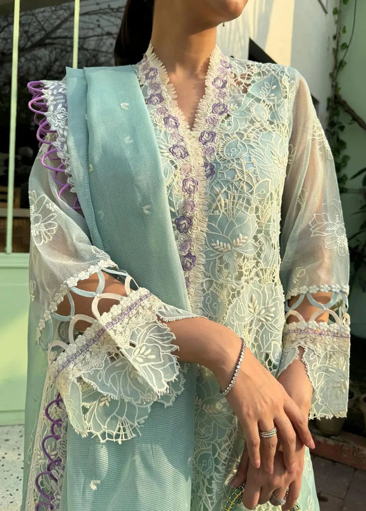 Sable Vogue Embroidered Lawn Suit Unstitched 3 Piece SV24LL SL-02-24 Afroz - Luxury Summer Collection