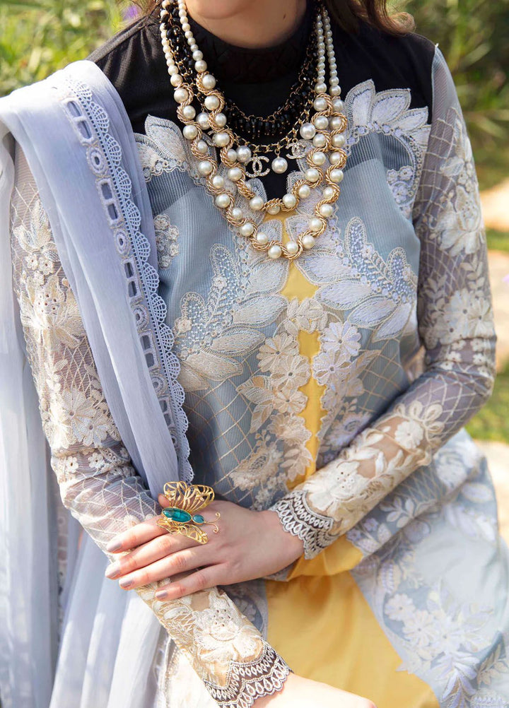 Sable Vogue Embroidered Lawn Suit Unstitched 3 Piece SV24LL SL-11-24 Leena - Luxury Summer Collection