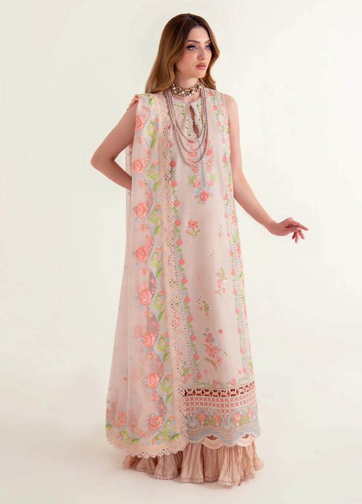 Sable Vogue Embroidered Lawn Suits Unstitched 3 Piece SV25LL SL-03 - Summer Collection