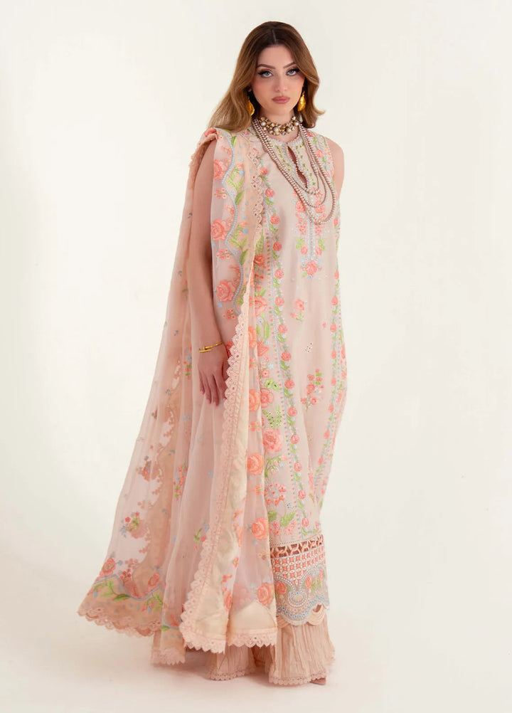 Sable Vogue Embroidered Lawn Suits Unstitched 3 Piece SV25LL SL-03 - Summer Collection