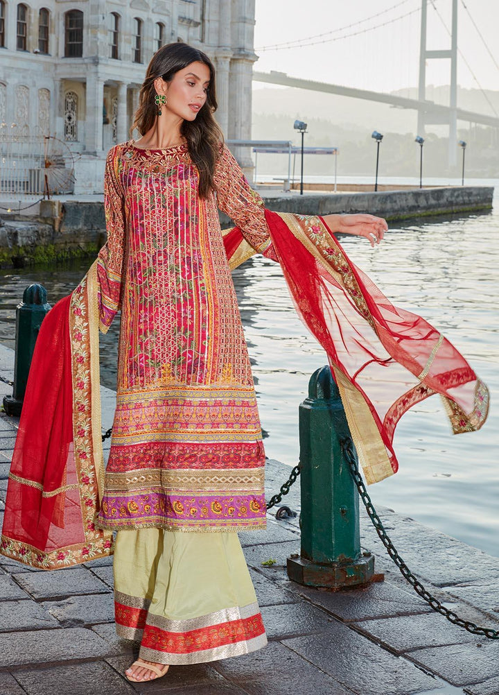 Sable Vogue Pret  Silk 3 Piece Dress SV22NF SRS-08