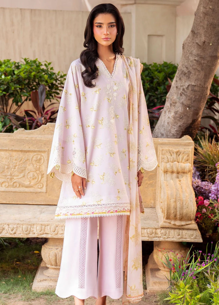 Sable Vogue Printed Lawn Suits Unstitched 3 Piece SV25PL SAL-02-25 - Summer Collection