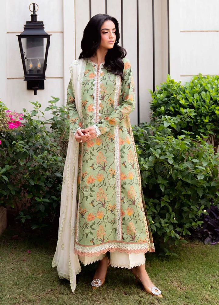 Sable Vogue Printed Lawn Suits Unstitched 3 Piece SV25PL SAL-05-25 - Summer Collection