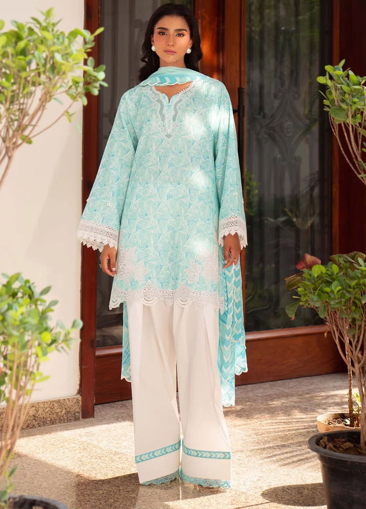 Sable Vogue Printed Lawn Suits Unstitched 3 Piece SV25PL SAL-06-25 - Summer Collection