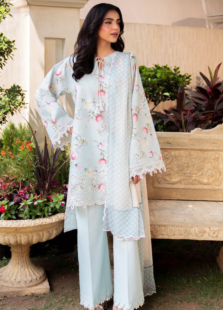 Sable Vogue Printed Lawn Suits Unstitched 3 Piece SV25PL SAL-09-25 - Summer Collection