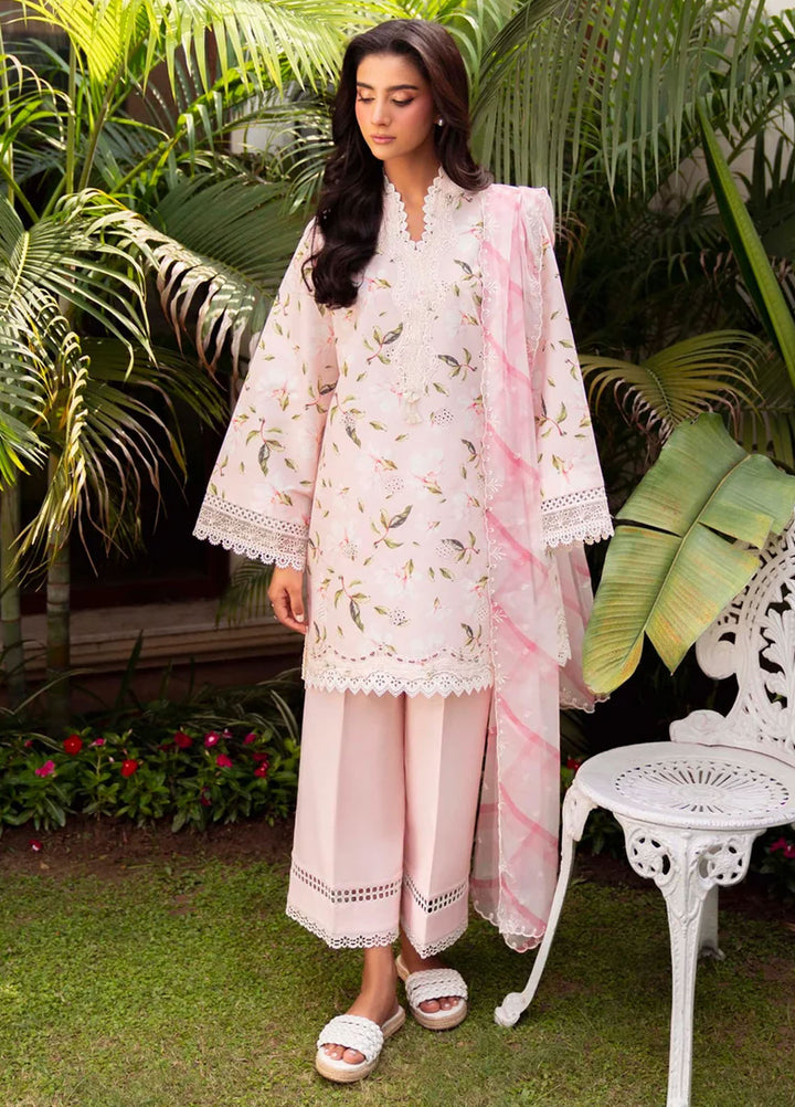 Sable Vogue Printed Lawn Suits Unstitched 3 Piece SV25PL SAL-10-25 - Summer Collection