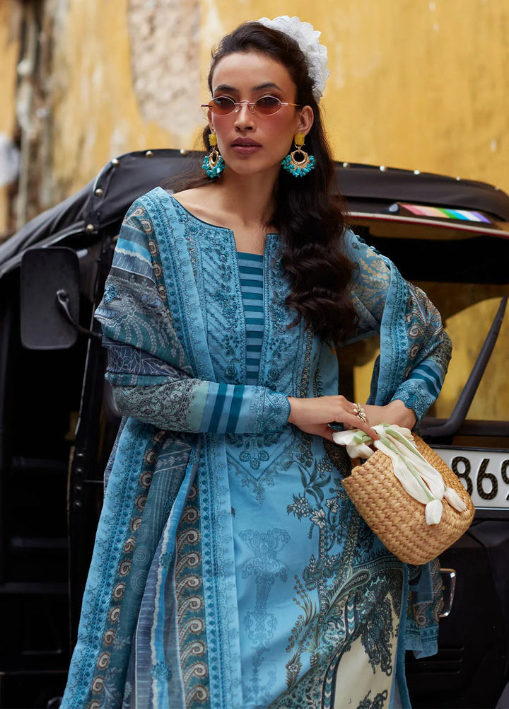 Saffira by Gulaal Embroidered Lawn Suits Unstitched 3 Piece GL25SL D-03 Inayah - Summer Collection