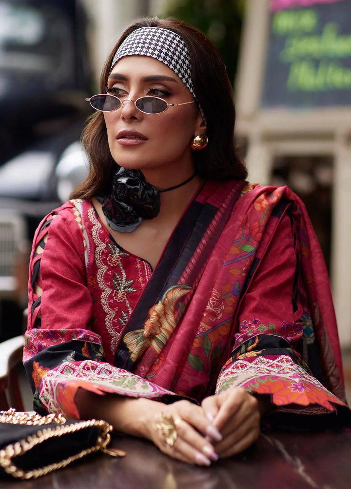 Saffira by Gulaal Embroidered Lawn Suits Unstitched 3 Piece GL25SL D-11 Amelia - Summer Collection