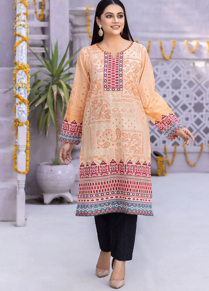 Safwa Printed Lawn  Unstitched Kurties SW23DP-V2 SKD-278 - Summer Collection