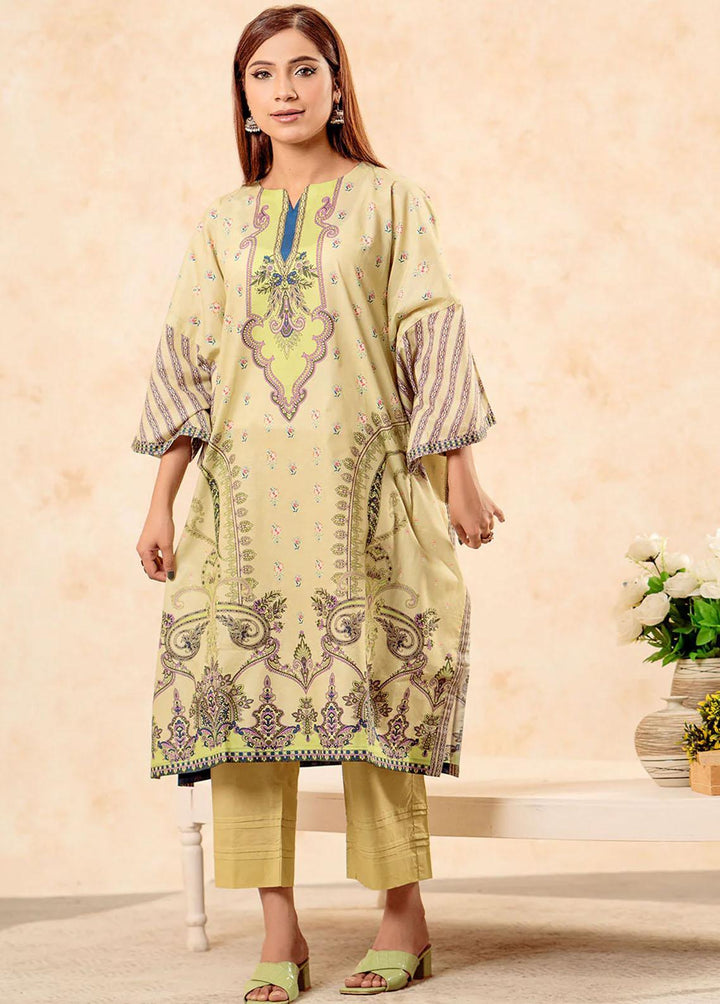Safwa Printed Lawn Suits Unstitched 2 Piece SW23L S2P-41 Brandy - Summer Collection
