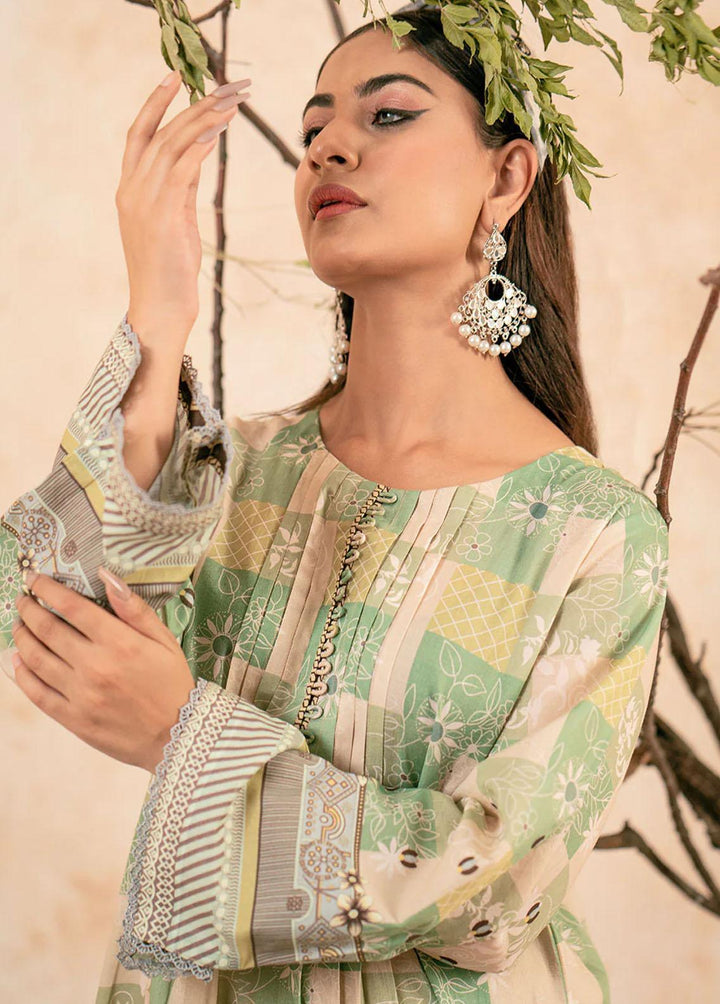 Safwa Printed Lawn Suits Unstitched 2 Piece SW23L S2P-49 Eagle - Summer Collection