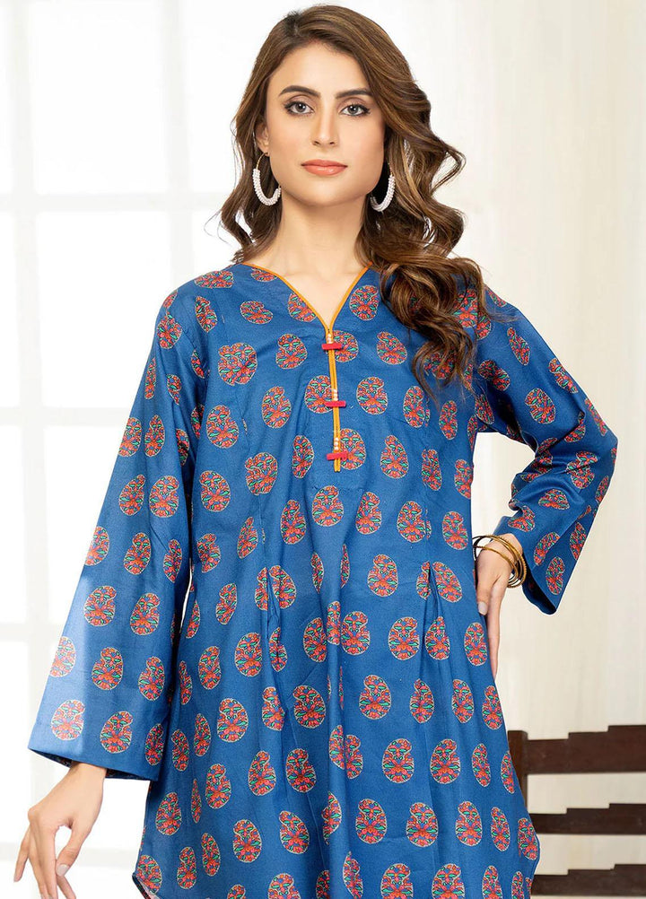 Safwa Printed Lawn Suits Unstitched 2 Piece SW23O OR-02 - Summer Collection