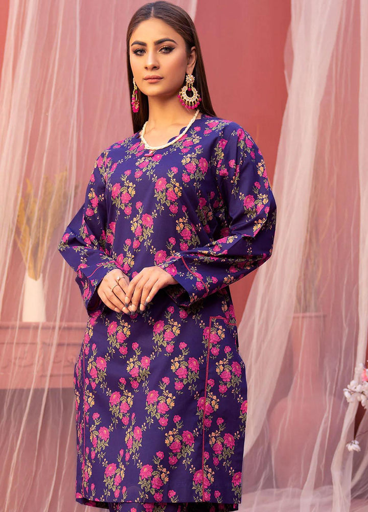 Safwa Printed Lawn Suits Unstitched 2 Piece SW23O OR-12 - Summer Collection