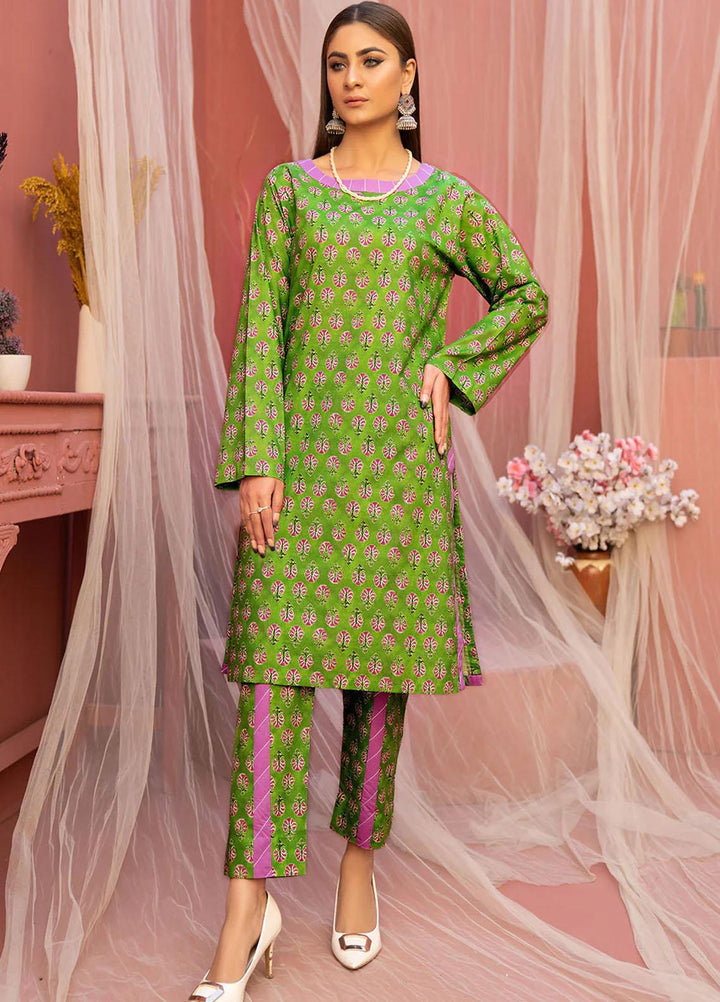 Safwa Printed Lawn Suits Unstitched 2 Piece SW23O OR-15 - Summer Collection