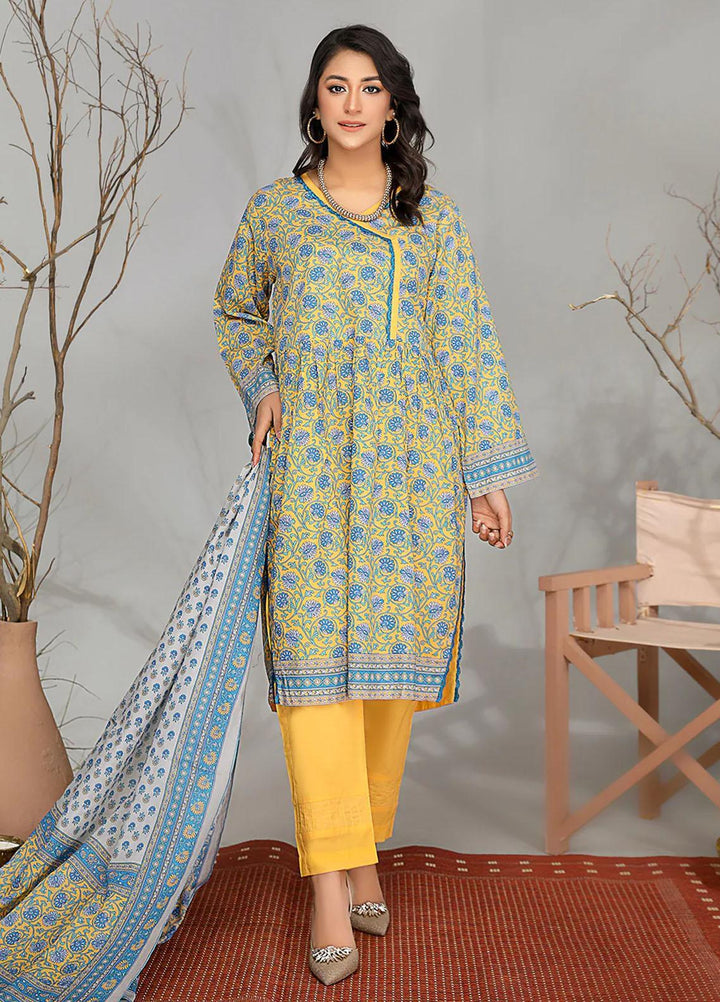 Safwa Printed Lawn Suits Unstitched 3 Piece SW23SP SSP-08 - Summer Collection