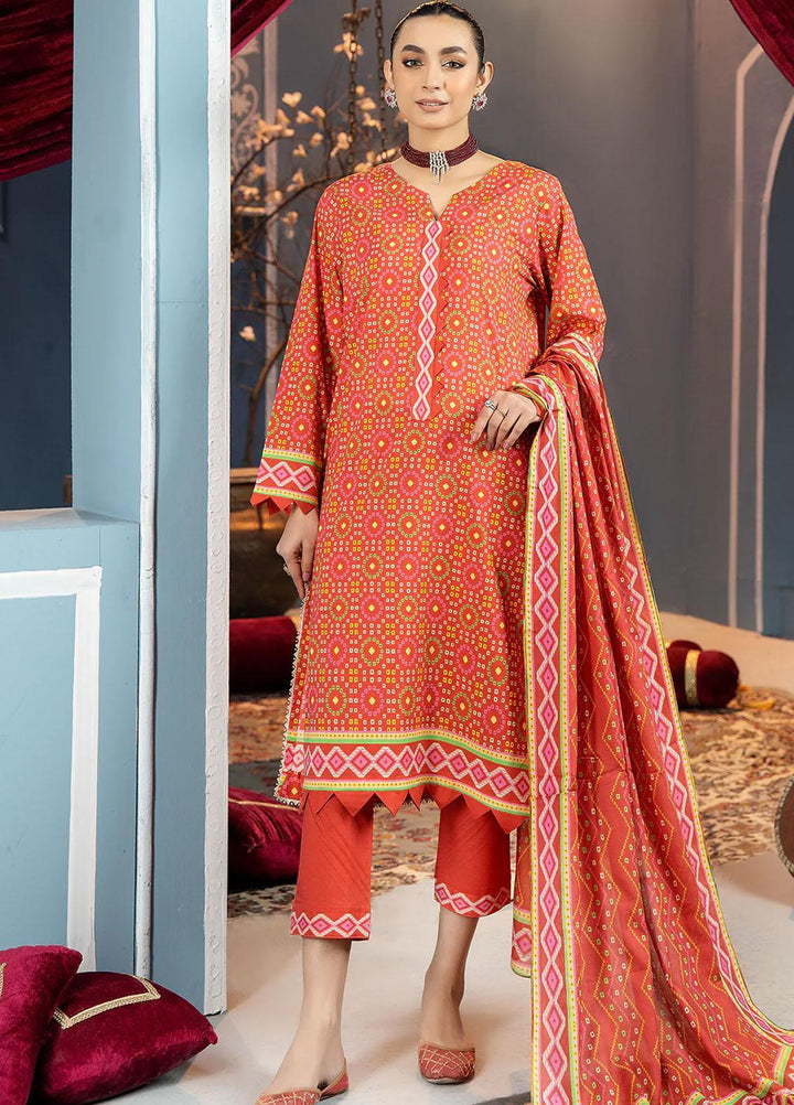 Safwa Printed Lawn Suits Unstitched 3 Piece SW23SP SSP-13 - Summer Collection