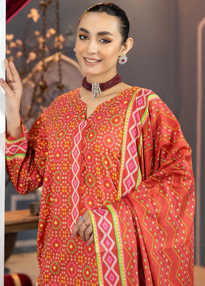 Safwa Printed Lawn Suits Unstitched 3 Piece SW23SP SSP-13 - Summer Collection
