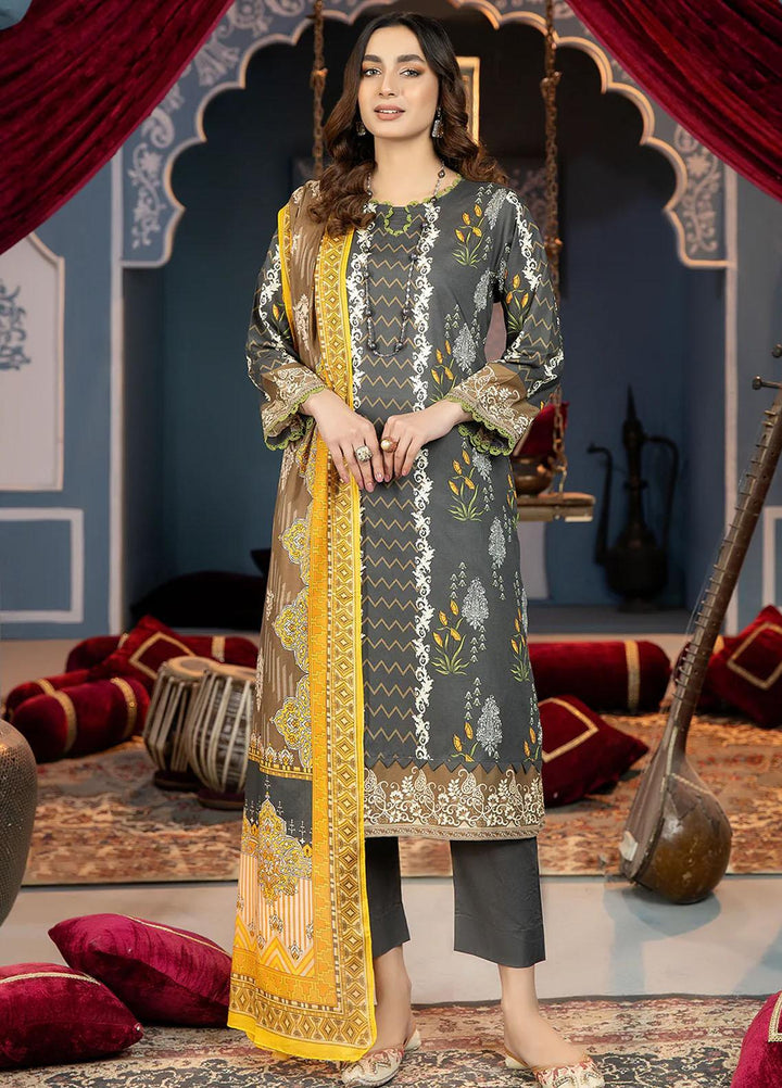 Safwa Printed Lawn Suits Unstitched 3 Piece SW23SP SSP-18 - Summer Collection