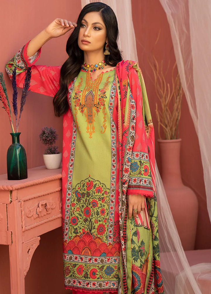 Safwa Printed Lawn Suits Unstitched 3 Piece SW23SP SSP-25 - Summer Collection